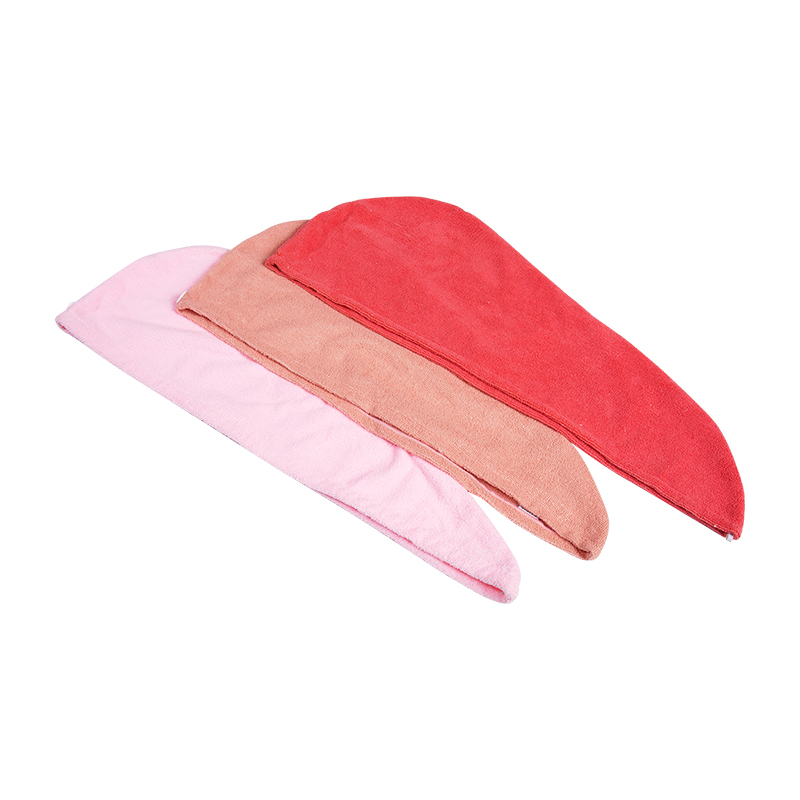 Grote microvezel haardrooghanddoek met knopen voor alle haarstijlen, anti-frizz