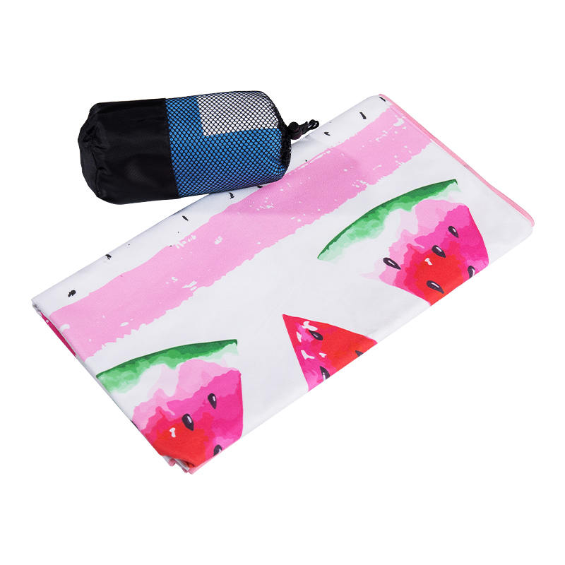 Microvezel sneldrogende strandlakendeken zonder zand Grote ronde picknick-yogamat tafelkleed 60 inch met kwastjes